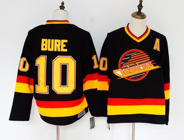 Canucks 10 Pavel Bure Black CCM Jersey