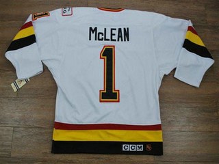 nhl jerseys vancouver canucks 1 mclean jerseys white1