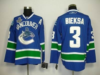 vancouver canucks 3 kevin bieksa blue 2011 stanley