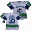 vancouver canucks #35 cory schneider white jersey