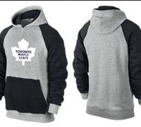 Toronto Maple Leafs Pullover Hoodie Grey & Black