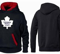 Toronto Maple Leafs Pullover Hoodie Black & Red