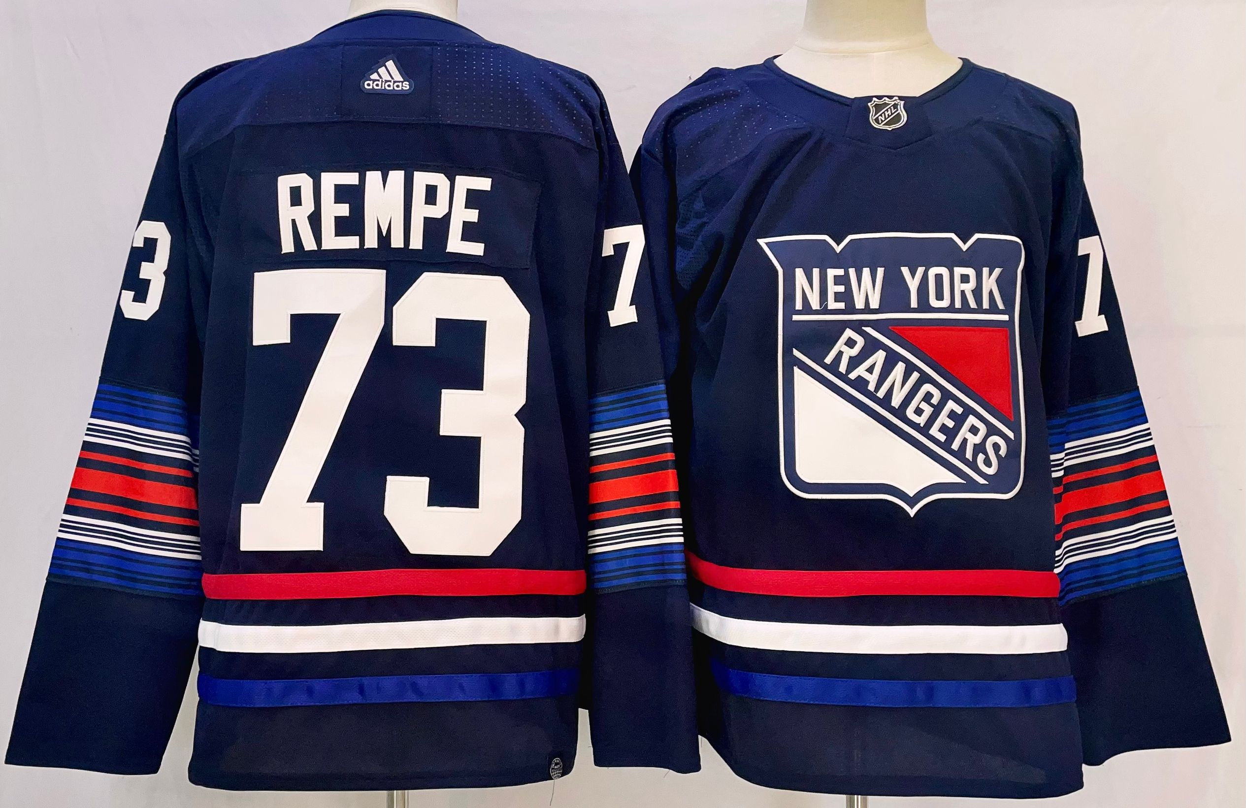 Men's New York Rangers #73 Matt Rempe Navy Alternate Authentic Jersey