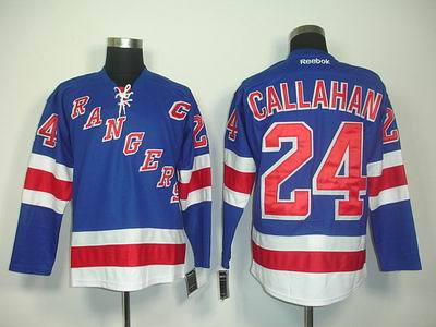 New York Rangers 24 Ryan Callahan blue JERSEYS