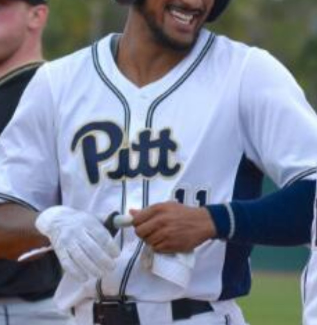 Custom PITT Pittsburgh Panthers White Baseball Jerseys