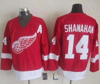 Detroit Red Wings #14 Brendan Shanahan Red CCM Throwback Stitched NHL jersey