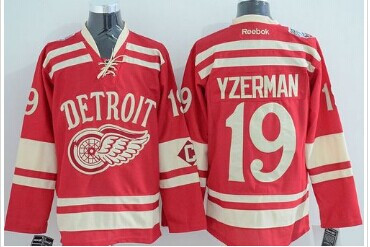 Detroit Red Wings #19 Steve Yzerman Red 2014 Winter Classic Stitched NHL Jersey