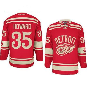 nhl jerseys detroit red wings #35 Jimmy Howard red(2014 winter classic)