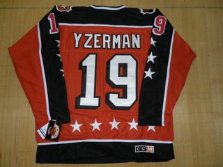 nhl jerseys all star deroit red wings #19 yzerman jerseys