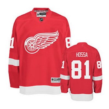 deroit red wings 81 hossa red jerseys