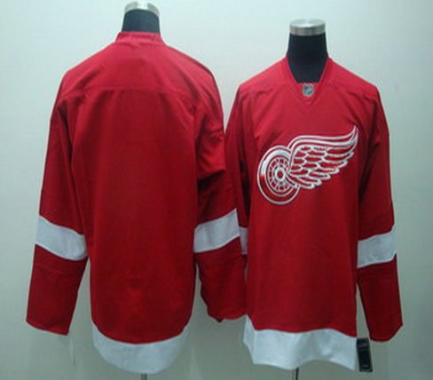 detroit red wings blank red jersey