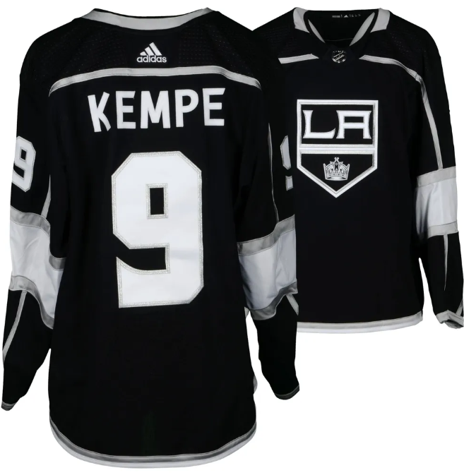 Men's Los Angeles Kings #11 Anze Kopitar White 2024-25 Away Stitched Hockey Jersey