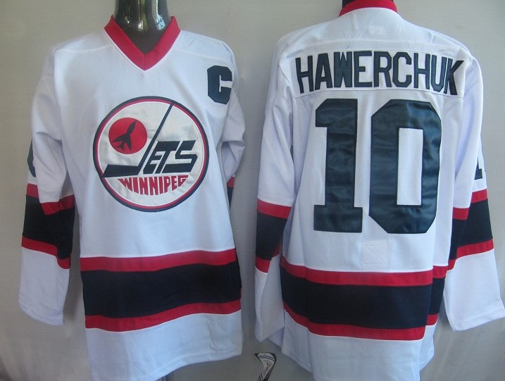 NHL New York Jets 10 HAWERCHUK WHITE