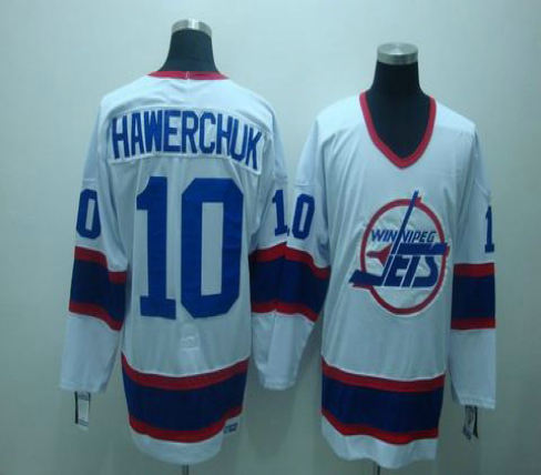 NHL New York Jets 10 HAWERCHUK White Jerseys