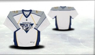 nashville predators youth white jersey (blank or customized)