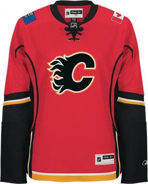 nhl calgary flames #3 phaneu red jersey