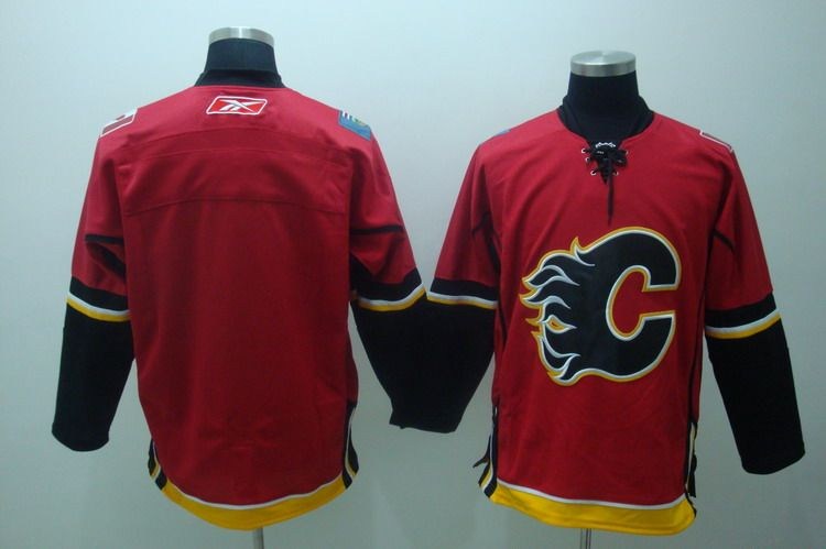 hockey jerseys,calgary flames blank red