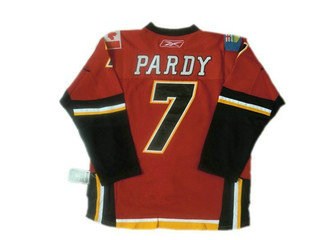 nhl jerseys calgary flames 7 pardy red