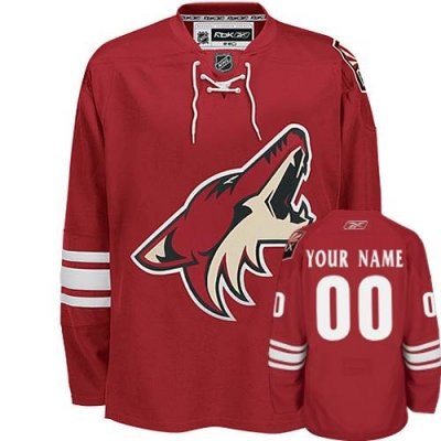 phoenix coyotes home customized hockey jersey