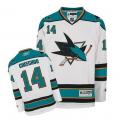 NHL San Jose Sharks #14 Jonathan Cheechoo White Jersey