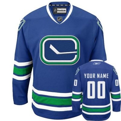 vancouver canucks third customized hockey jersey