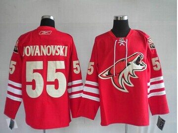 Phoenix Coyotes #55 Ed Jovanovski Red Hockey Jersey