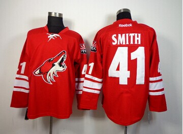 Phoenix Coyotes 41# Smith Red NHL Jersey