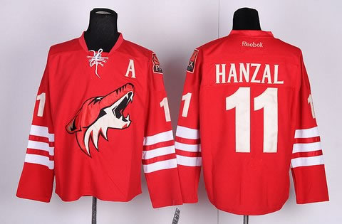 NHL Jerseys Phoenix Coyotes 11 HANZAL jersey red