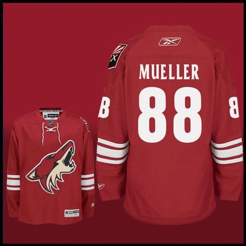 nhl phoenix coyotes #88 mueller doan red jersey