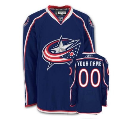 columbus blue jackets home customized hockey jersey