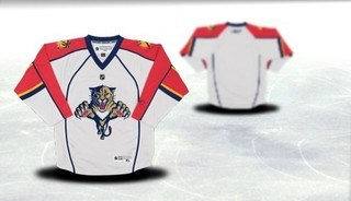 florida panthers youth white jersey (blank or customized)