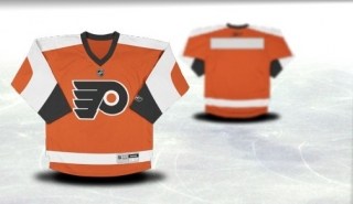 philadelphia flyers youth orange jersey (blank or customized)