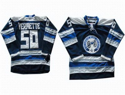 Columbus Blue Jackets #50 Antoine Vermette Third Blue jersey