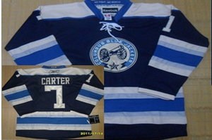 columbus blue jackets 7 carter blue new third