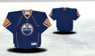 edmonton oilers youth blue third jersey (blank or customized)