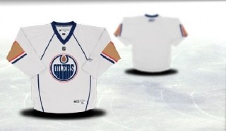 edmonton oilers youth white jersey (blank or customized)