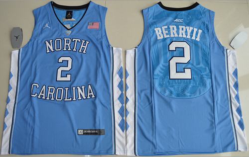 North Carolina #2 Joel Berry II Blue Basketball Stitched NCAA Jersey