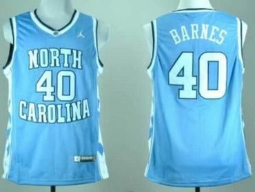 North Carolina #40 Harrison Barnes Blue Stitched NCAA Jersey