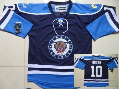 Florida panthers 10 david booth blue third jerseys