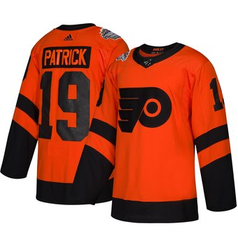 Philadelphia Flyers #19 Nolan Patrick Orange 2019 NHL Stadium Series Jersey