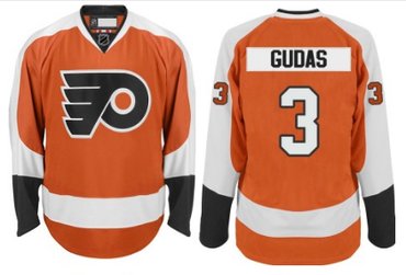 Philadelphia Flyers #3 Radko Gudas Orange Stitched NHL jerseys