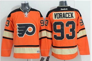 Philadelphia Flyers #93 Jakub Voracek Orange Alternate Stitched NHL Jersey