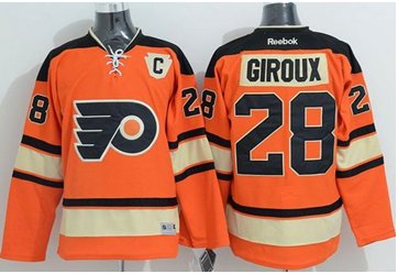 Philadelphia Flyers #28 Claude Giroux Orange Alternate Stitched NHL Jersey