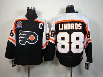 Philadelphia Flyers #88 Eric Lindros Black CCM Throwback Hockey Jersey