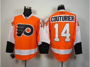 Philadelphia Flyers #14 Sean Couturier Orange Hockey Jersey