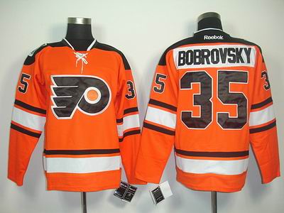 Philadelphia Flyers 35 BOBROVSKY 2012 orange Winter Classic Jersey