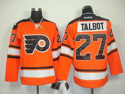 Philadelphia Flyers 27 talbot orange 2012 Winter Classic Jersey