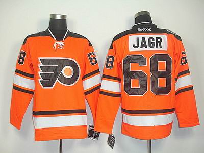 Philadelphia Flyers 68 JAGR 2012 orange Winter Classic Jersey