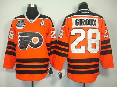 Philadelphia Flyers 28 CLAUDE GIROUX 2012 Winter Classic Premier Jersey