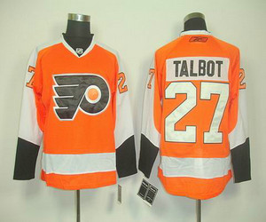 nhl jerseys philadelphia flyers #27 talbot orange